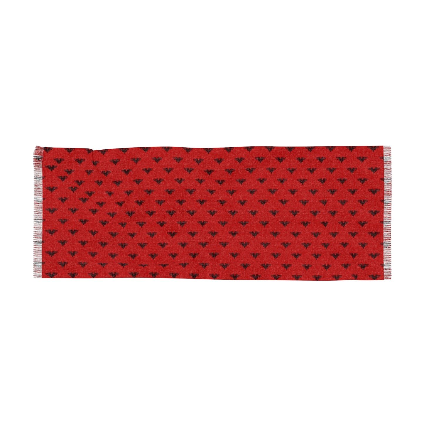 Lightweight Scarf - Red/Black