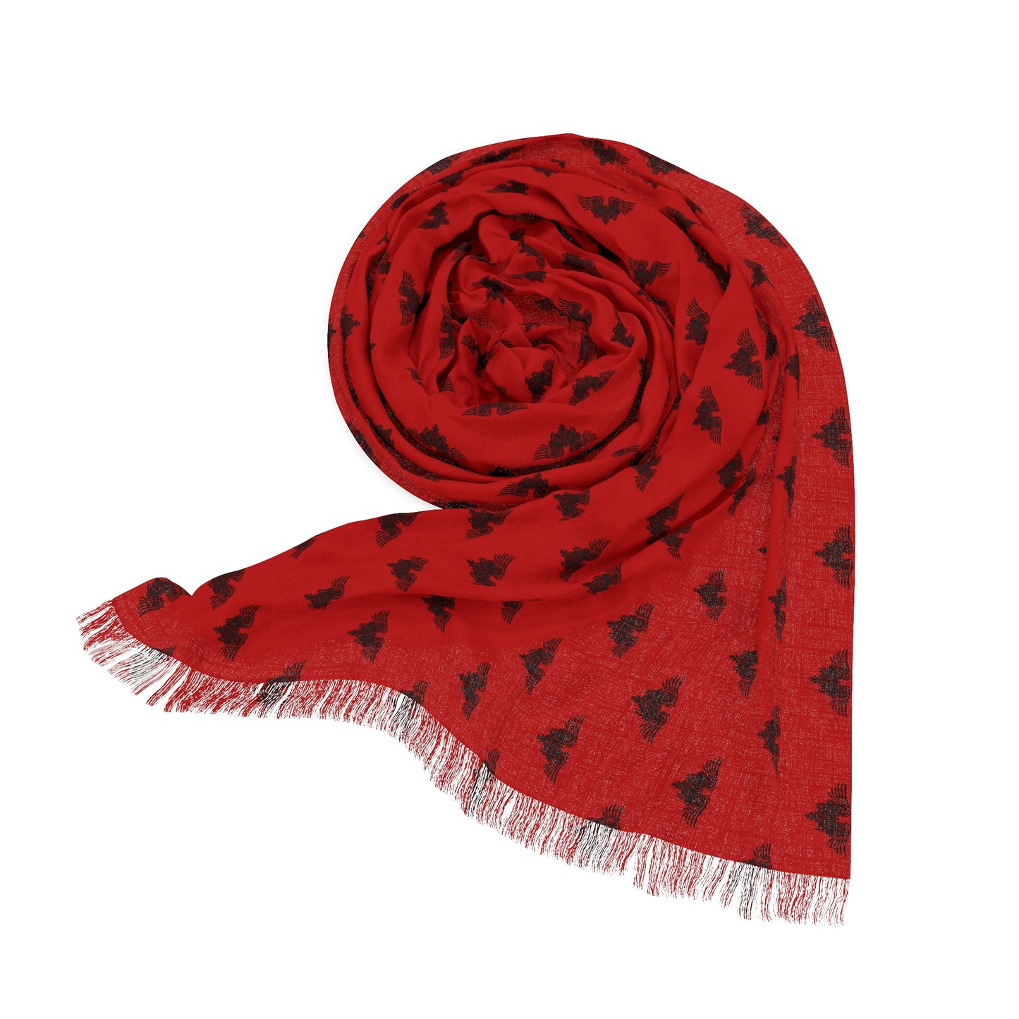 Lightweight Scarf - Red/Black