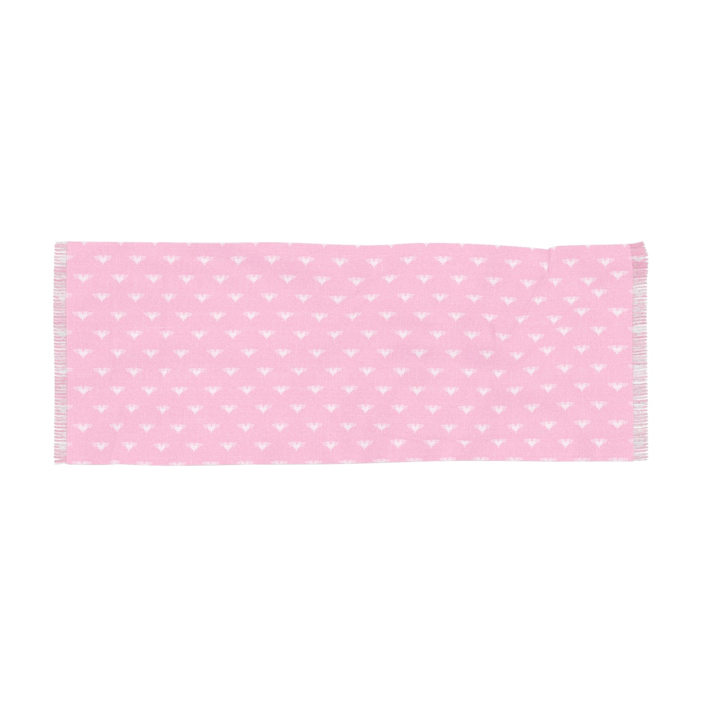 Lightweight Scarf - Pink/White