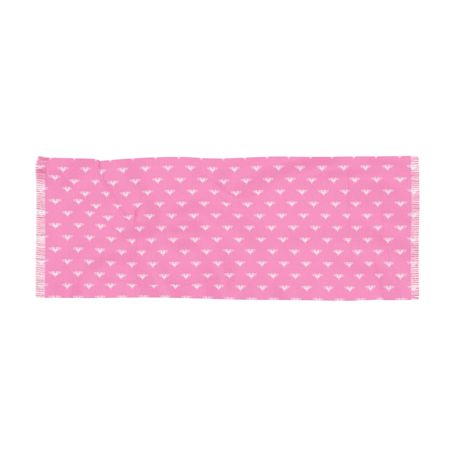 Lightweight Scarf - Pink/White