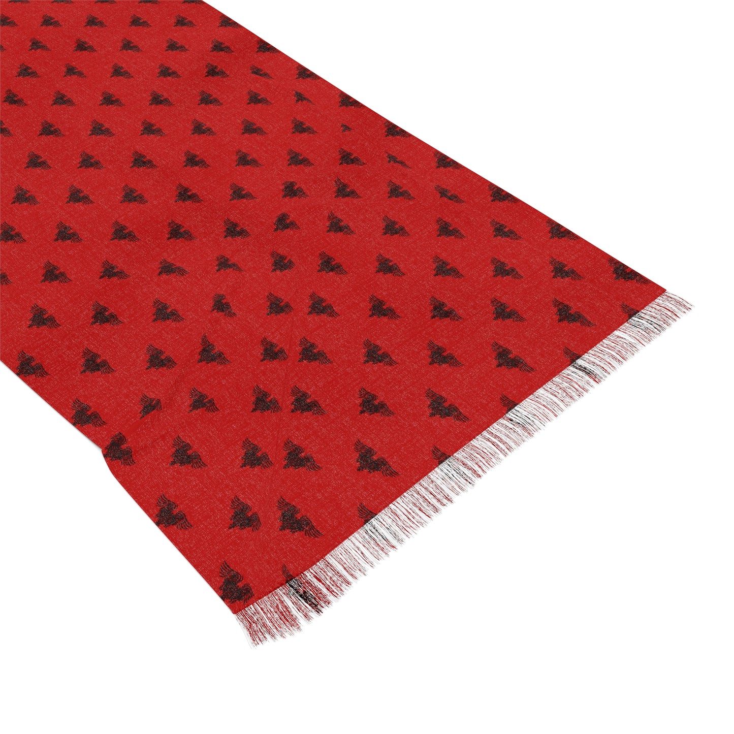 Lightweight Scarf - Red/Black