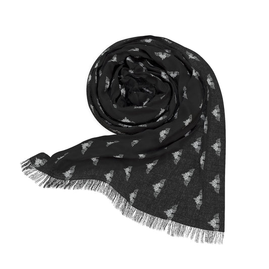 Lightweight Scarf - Black/White