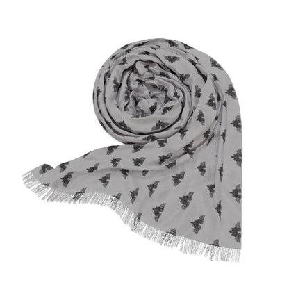 Lightweight Scarf - Grey/Black